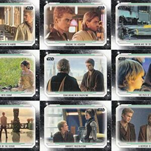 STAR WARS SKYWALKER SAGA 2019 TOPPS COMPLETE BASE CARD SET OF 100