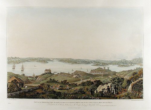 Part of the Harbour of Port Jackson, and the Country between Sydney and the Blue Mountains, New South Wales