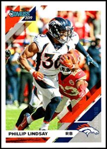 2019 donruss #83 phillip lindsay nm-mt denver broncos officially licensed nfl trading card