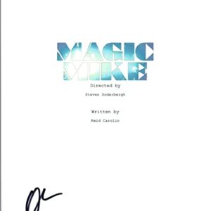 Olivia Munn Signed Autographed MAGIC MIKE Full Movie Script COA VD
