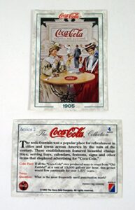 1993 collect-a-card the coca-cola collection series 2 promo card (#4) nm/mt