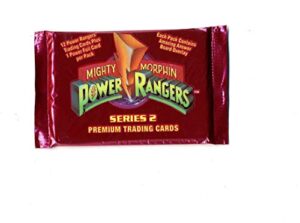 mighty morphin power rangers series 2 jumbo trading card pack