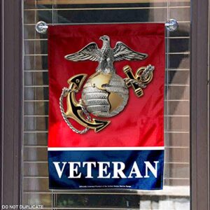 US Marines Veteran Garden Flag