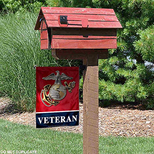 US Marines Veteran Garden Flag