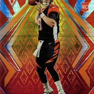 Football NFL 2020 Panini Phoenix Fire Burst #101 Joe Burrow RC Bengals