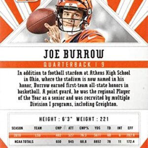 Football NFL 2020 Panini Phoenix Fire Burst #101 Joe Burrow RC Bengals