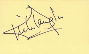 kirk douglas actor tv movie autographed signed index card jsa coa