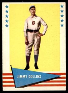 1961 fleer # 99 jimmy collins boston red sox (baseball card) ex red sox