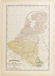 rand mcnally’s map of the netherlands, belgium & luxembourg