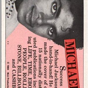 Michael Jackson 1984 Topps Series One 33 Card Set