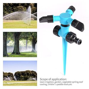 Garden Sprinkler, Kadaon 360 Degree Rotating Lawn Sprinkler Large Area Coverage - Adjustable, Weighted Gardening Watering System