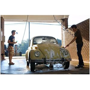 kenny wormald 8 inch x 10 inch photograph footloose (2011) washing car w/miles teller kn