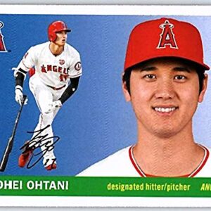 2020 Topps Archives Baseball 1955 Design #7 Shohei Ohtani Los Angeles Angels Official MLB Trading Card