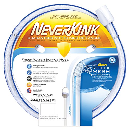 Teknor Apex 8602-75 NeverKink RV/Marine Hose - 5/8" x 75',White