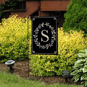 Briarwood Lane Classic Monogram Letter S Garden Flag Everyday 18" x 12.5"