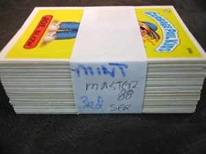 1985 garbage pail kids cards series 3 complete set