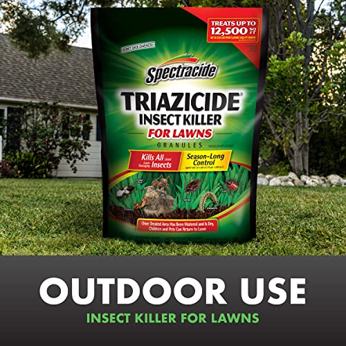 Spectracide Triazicide Insect Killer For Lawns Granules, 10 lb Bag, Kills All Listed Lawn-Damaging Insects