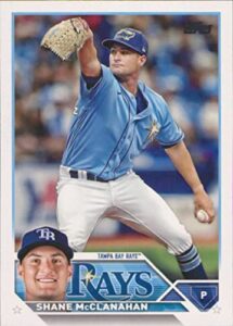 2023 topps #236 shane mcclanahan nm-mt tampa bay rays baseball trading card