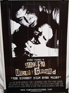 august underground (2001) original us one-sheet poster