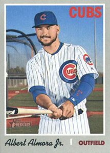 2019 topps heritage #170 albert almora jr. chicago cubs baseball card