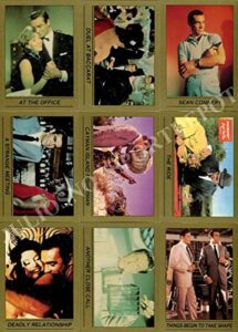 james bond series 1 1993 eclipse complete base card set of 110 movie