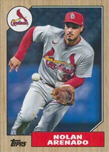 2022 topps archives #241 nolan arenado 1987 topps nm-mt st. louis cardinals baseball