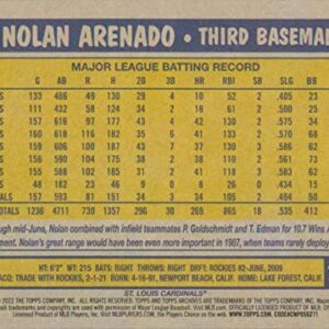 2022 Topps Archives #241 Nolan Arenado 1987 Topps NM-MT St. Louis Cardinals Baseball