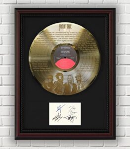 motley crue – home sweet home cherrywood framed lp ltd legends signature display m4