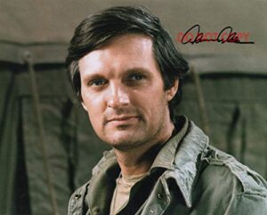 alan alda mash actor reprint signed 8×10″ photo #1 rp