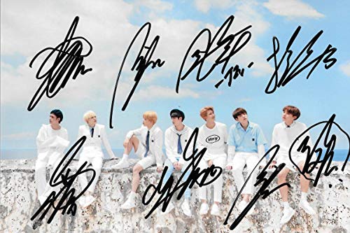 BTS Bangtan Boys Reprint signed 8x12 photo #2 Jung Kook JHope Jung HoSeok Love Yourself Tea RP