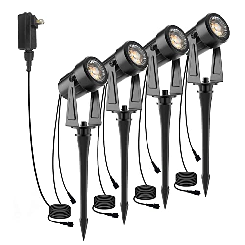 SUNTHIN Outdoor Landscape Lights 4 Pack