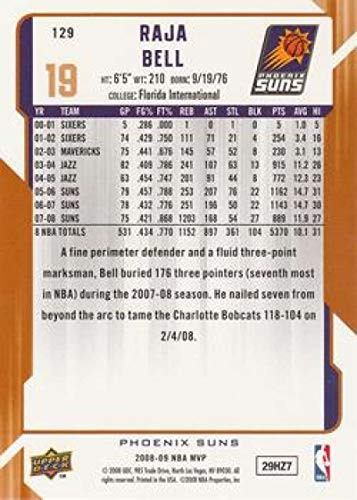 2008-09 Upper Deck MVP Basketball #129 Raja Bell Phoenix Suns Official NBA Trading Card From The UD Company