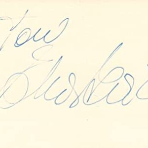 Eva Gabor Actress Singer TV Movie Autographed Signed Index Card JSA COA