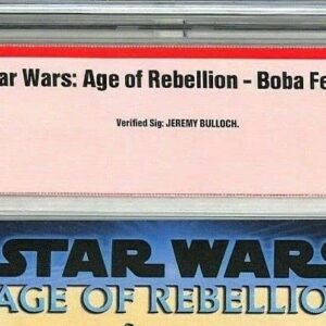 JEREMY BULLOCH Signed Autographed"BOBA FETT" Star Wars Comic Book BAS CBCS