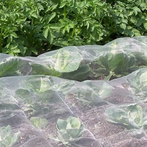 GonLei Garden Netting 10 * 50 FT Ultra Fine Garden Mesh Netting Protection Net Plant Cover Screen Vegetable Row Cover,Blueberry Netting Shrubs Fruits Tree Flowers Garden Screen Barrier Net