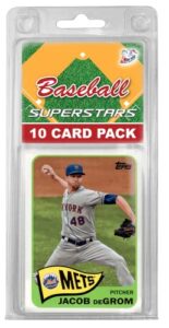 new york mets- (10) card pack mlb baseball different met superstars starter kit! comes in souvenir case! great mix of modern & vintage players for the ultimate amazing mets fan! by 3bros