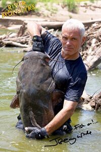 jeremy wade of river monsters 12×18 reprint signed poster photo rp
