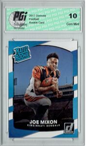 joe mixon 2017 donruss #335 rated rookie card pgi 10