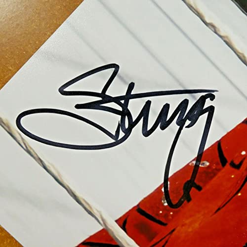 Sting Wrestler Signed 8x10 Photo with JSA Sticker No Card