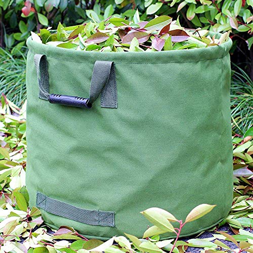 ELK Reusable Garden Leaf Waste Bag with Handles - 33 Gallon Canvas Fabric - Heavy Duty (22" Width x 18" Height)