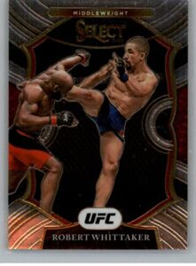 2021 panini select ufc #21 robert whittaker middleweight concourse official mma trading card in raw (nm or better) condition