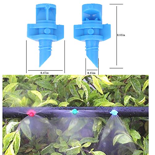 90 pcs, 90/180/360 Angle Sprinklers Miniature Garden Lawn Water Spray Atomization Sprinkler Nozzle Irrigation System Plant Waterer Garden Irrigation Sprinkler