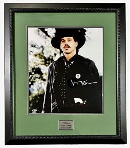 val kilmer autographed signed 16 x 20 tombstone photo framed doc holliday beckett certified authentic k14031