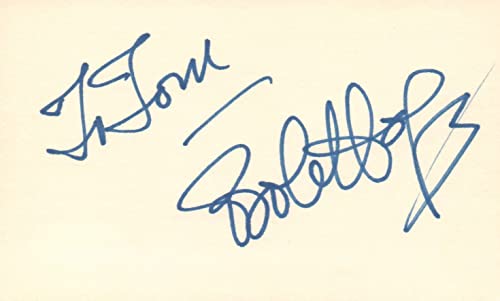 Bob Hope Actor Comedian Singer Movie TV Autographed Signed Index Card JSA COA