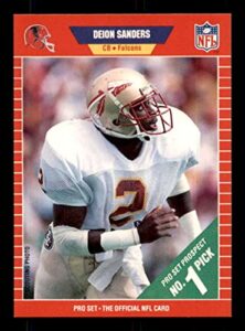 deion sanders rookie card 1989 pro set #486