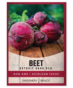 beet seeds for planting detroit dark red 100 heirloom non-gmo beets plant seeds for home garden vegetables makes a great gift for gardeners by gardeners basics