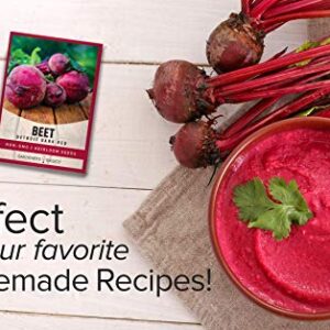 Beet Seeds for Planting Detroit Dark Red 100 Heirloom Non-GMO Beets Plant Seeds for Home Garden Vegetables Makes a Great Gift for Gardeners by Gardeners Basics