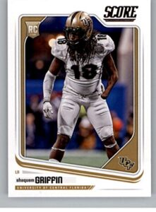 2018 score #424 shaquem griffin ucf knights rookie rc football card