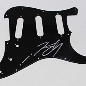 Kenny Chesney Songs for the Saints Signed Autographed Fender Strat Electric Guitar Pickguard Loa