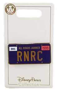 disney pin – rock’n roller coaster – rnrc – license plate